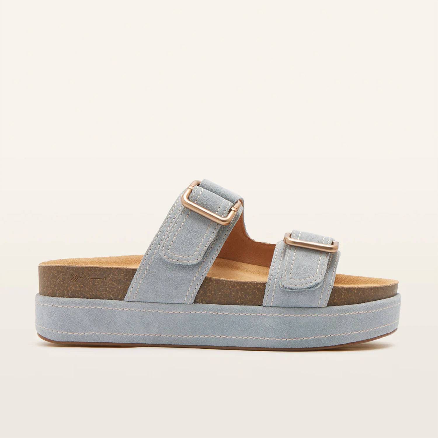 New Frankie4 Women's Bennett Sandal In Blue Suede